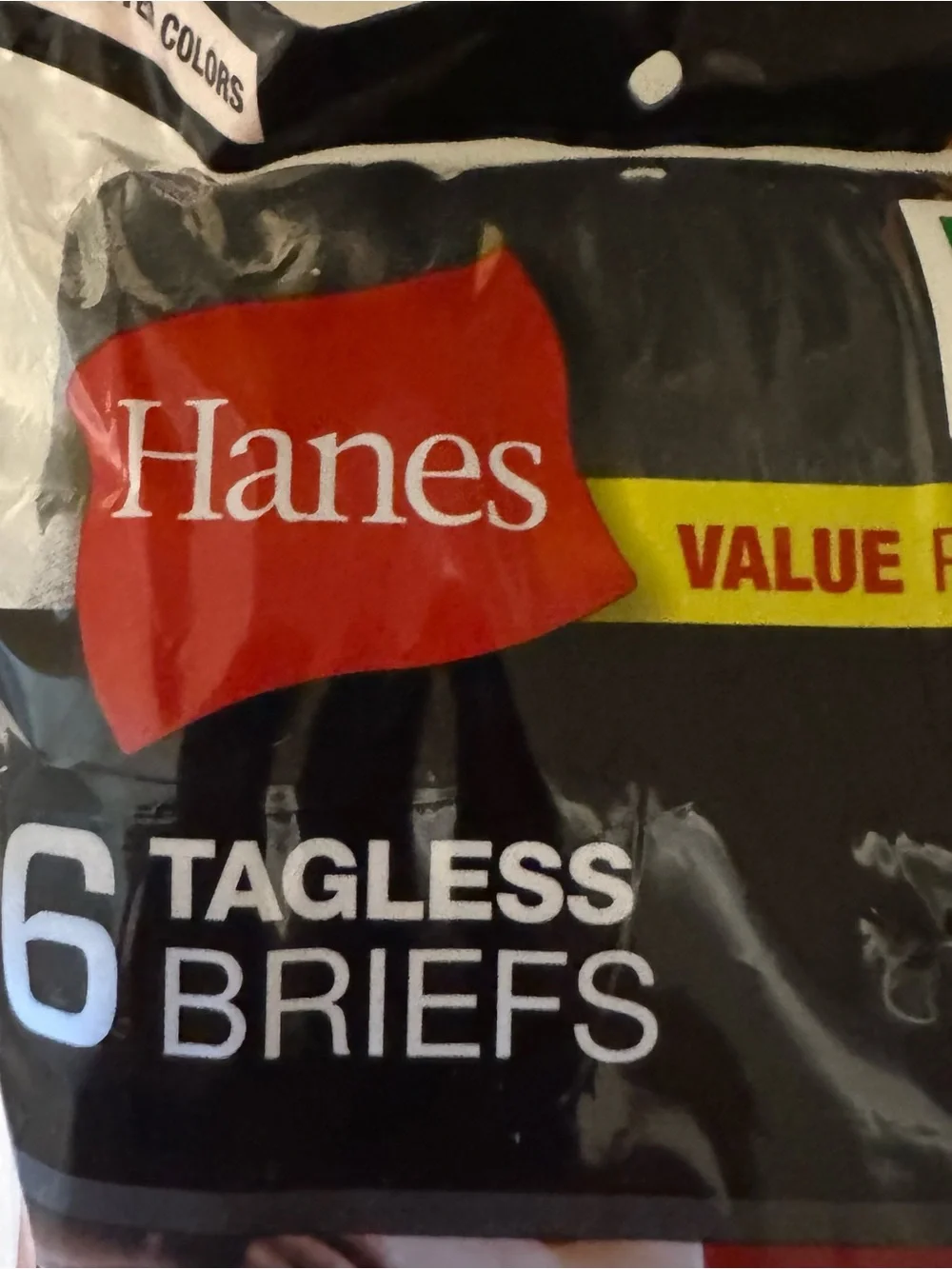 Hanes ▪️Men's 6-Pack Classic Briefs - Black, Blue & Gray